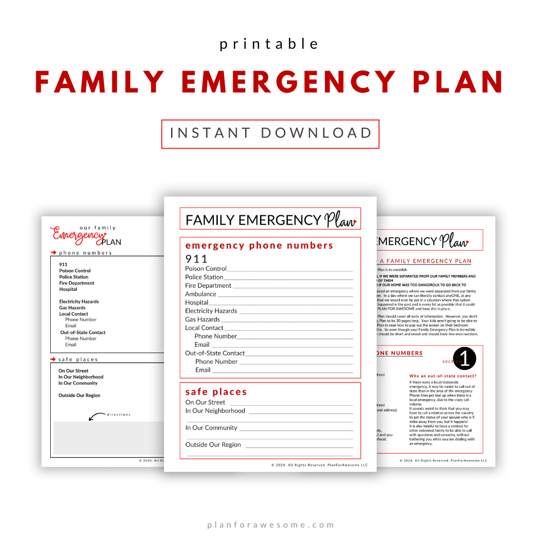 Evacuation Templates